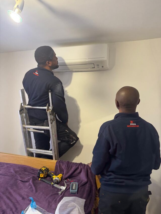 Installing air conditioning system